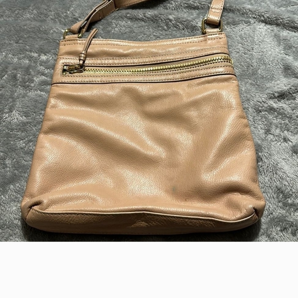 Margot Blush With Gold Trim Crossbody Bag
